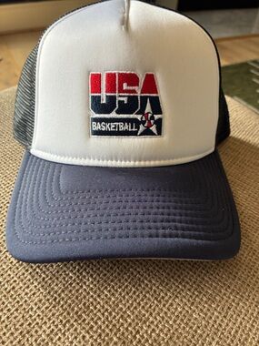 Kith New Era USA Basketball trucker hat.